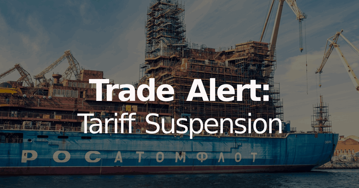 Tariffs, Suspension, Aliens, Mexico, IEEPA, International Trade, USMCA, Counter Measures,